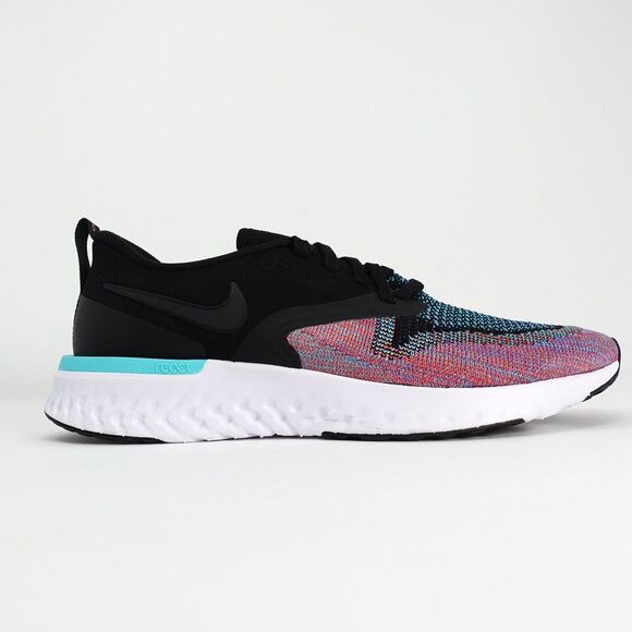 Nike Odyssey React 2 Flyknit Black Jade Size 6.5 Women’s AH1016-003 Running Shoe